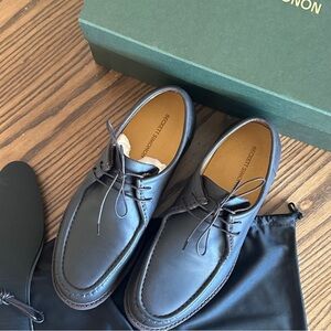Black Leather Men's Shoes